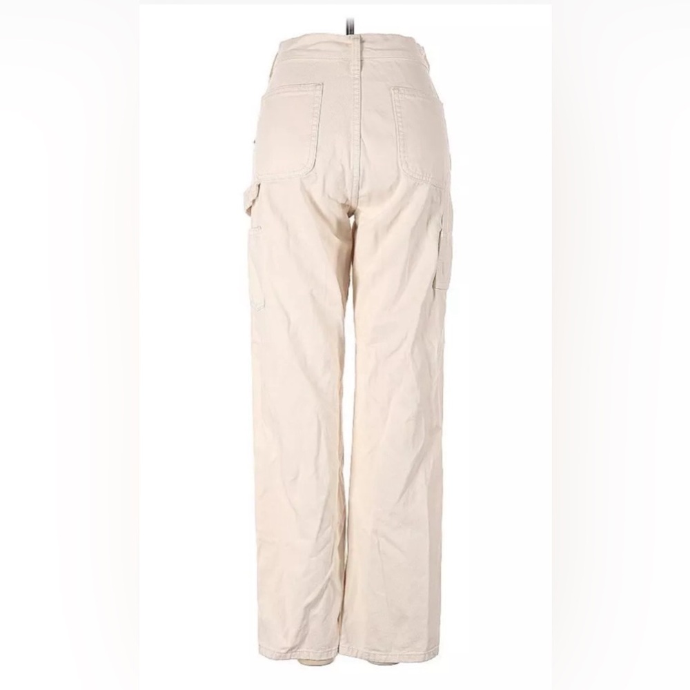 J. GALT Brandy Melville Women's Cargo Pants Wide Leg High Waist Cotton Sz S